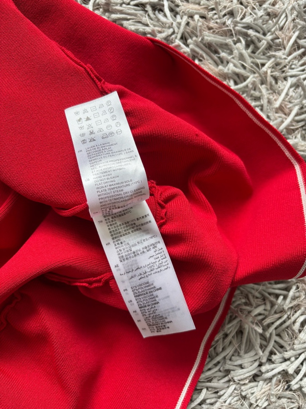 Sandro Skirt Red Women's Zip Sz 3 Authentic❤️ - Picture 10 of 11